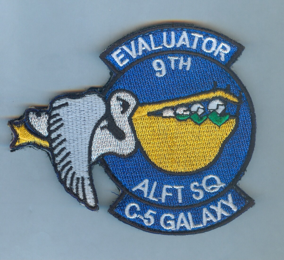 USAF / US AIR FORCE - 9th AIRLIFT SQUADRON EVALUATOR (C-5 GALAZY) (COLOR) .... X