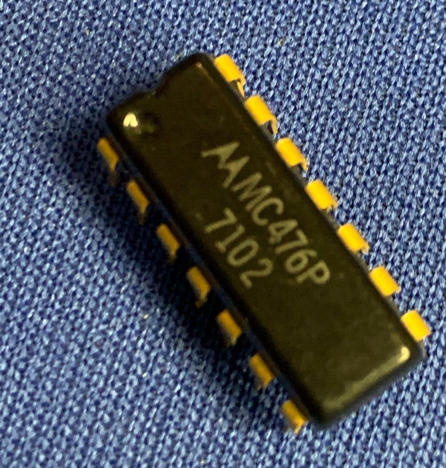 MC476P MOTOROLA MC476 GOLD VINTAGE 1969/71 NEW RARE COLLECTIBLE LAST ONES QTY-1