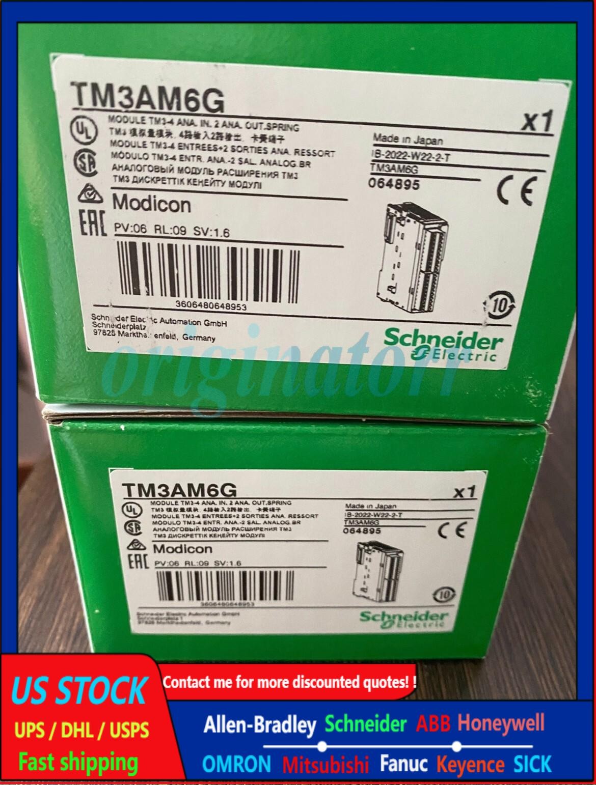 For   plc module TM3AM6G With box US Free TAX