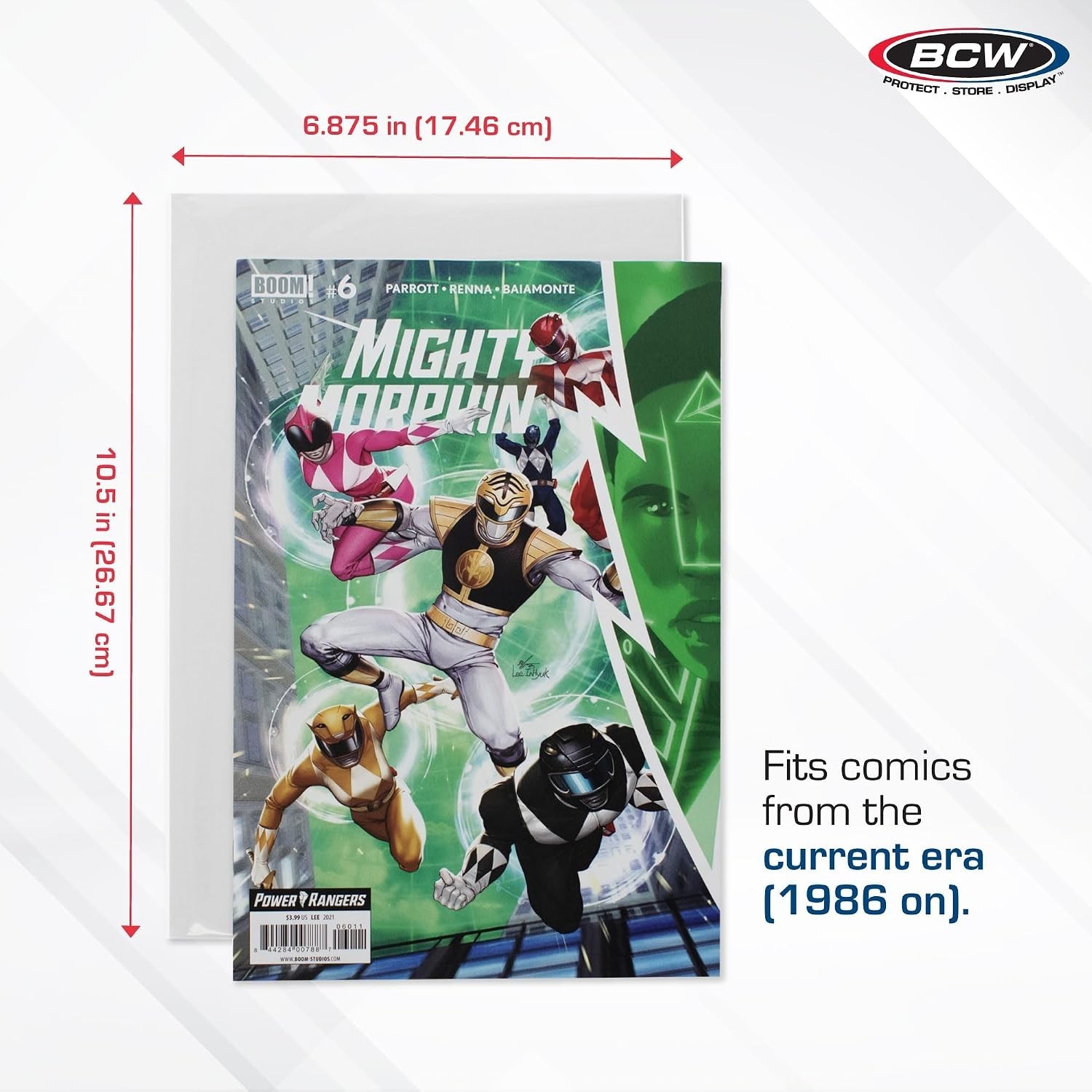 Current Comic Boards and Bags Combo | 100 Polypropylene Comic Bags & Backer B...
