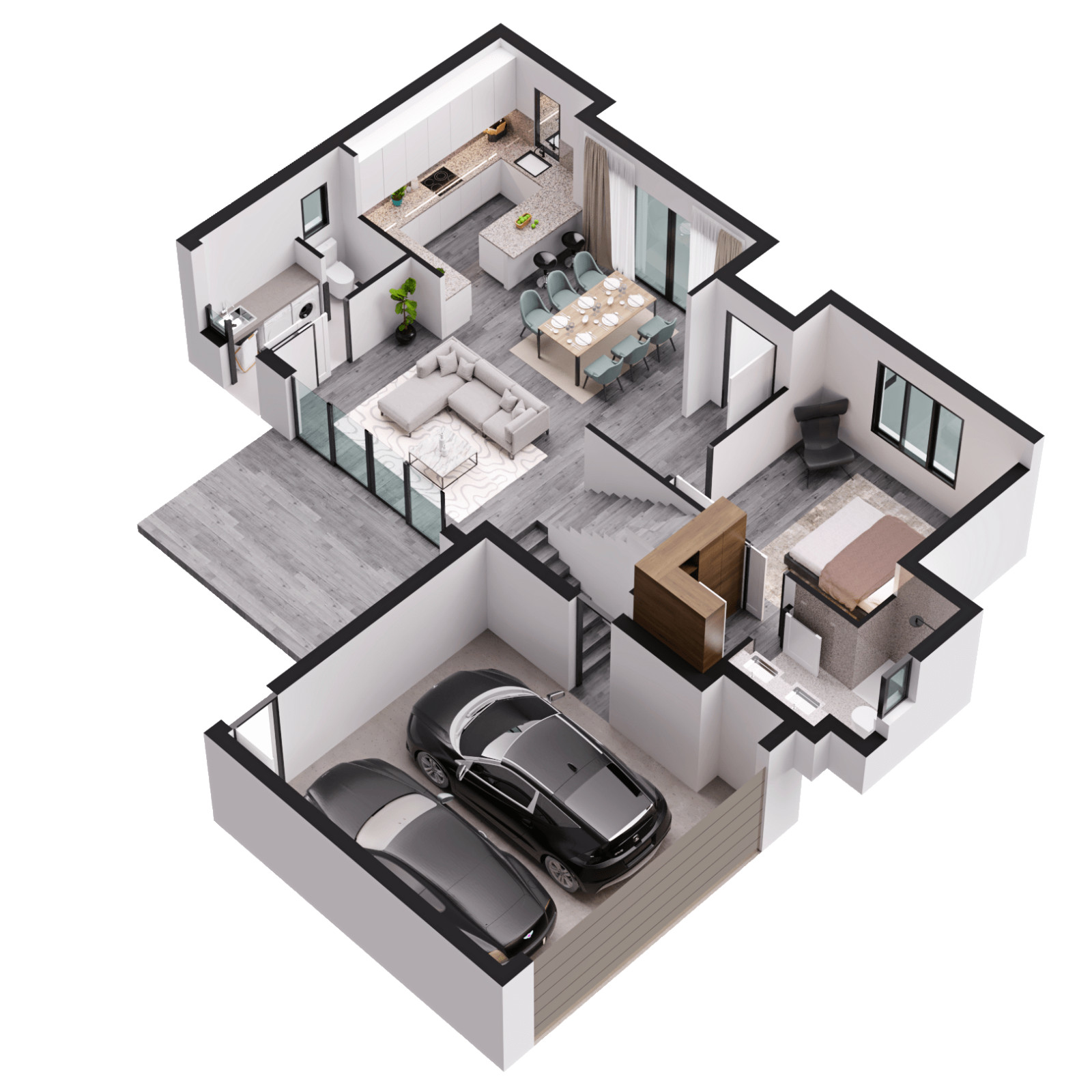 Design 3D Floor Plan Model Design