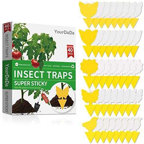 Tiras Atrapa Moscas Mosquitos Trampa Papel Pegamento para Insectos Voladores