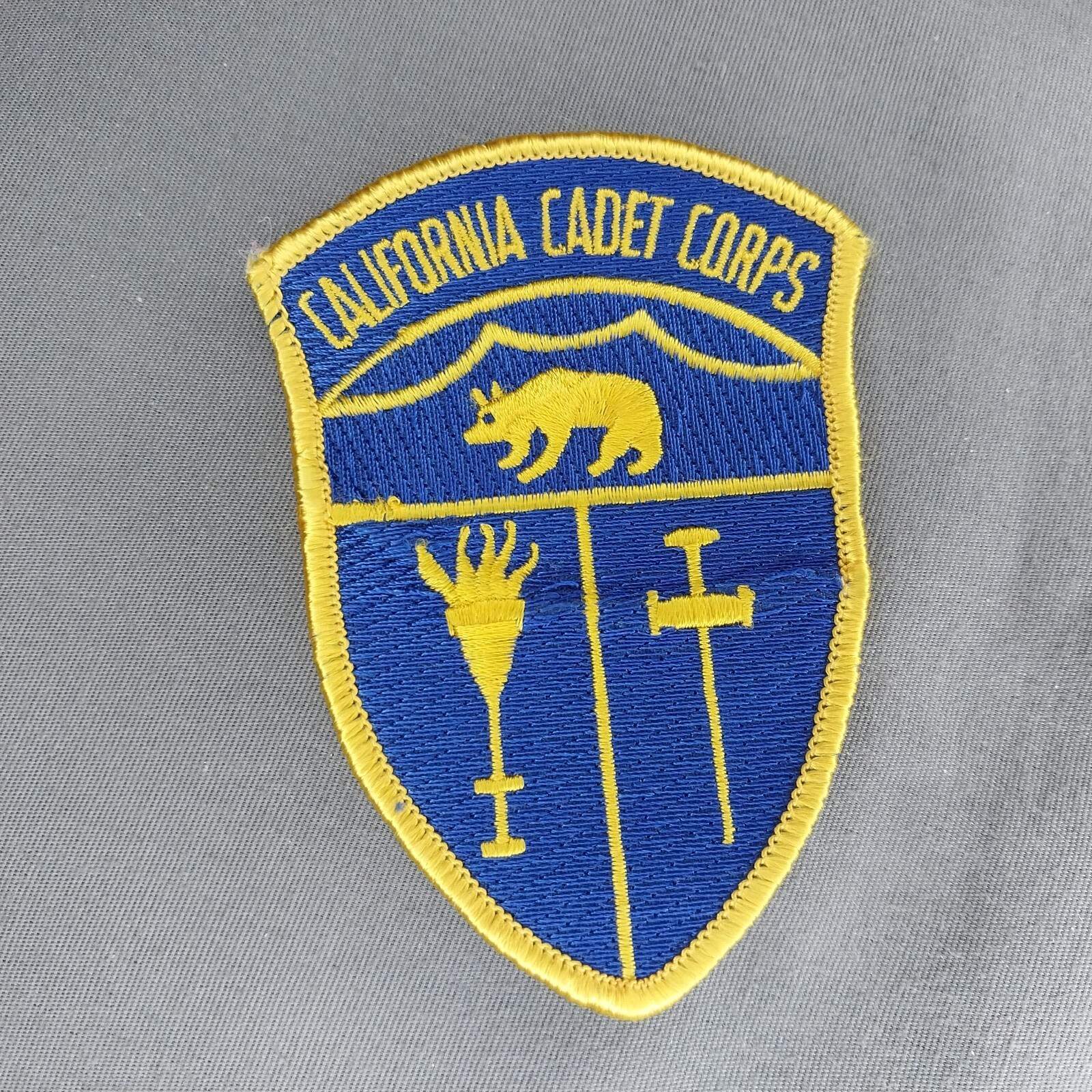 CA California Cadet Corps 4" Patch