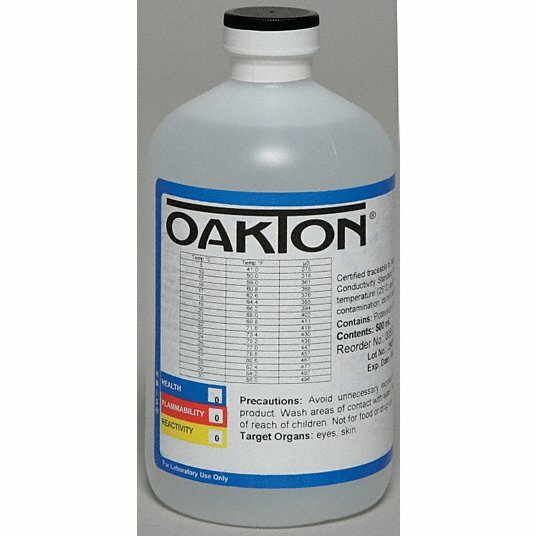 5 pcs (1 pint Bottles) Oakton Calibration Solution Electric Conductivity #8VL07