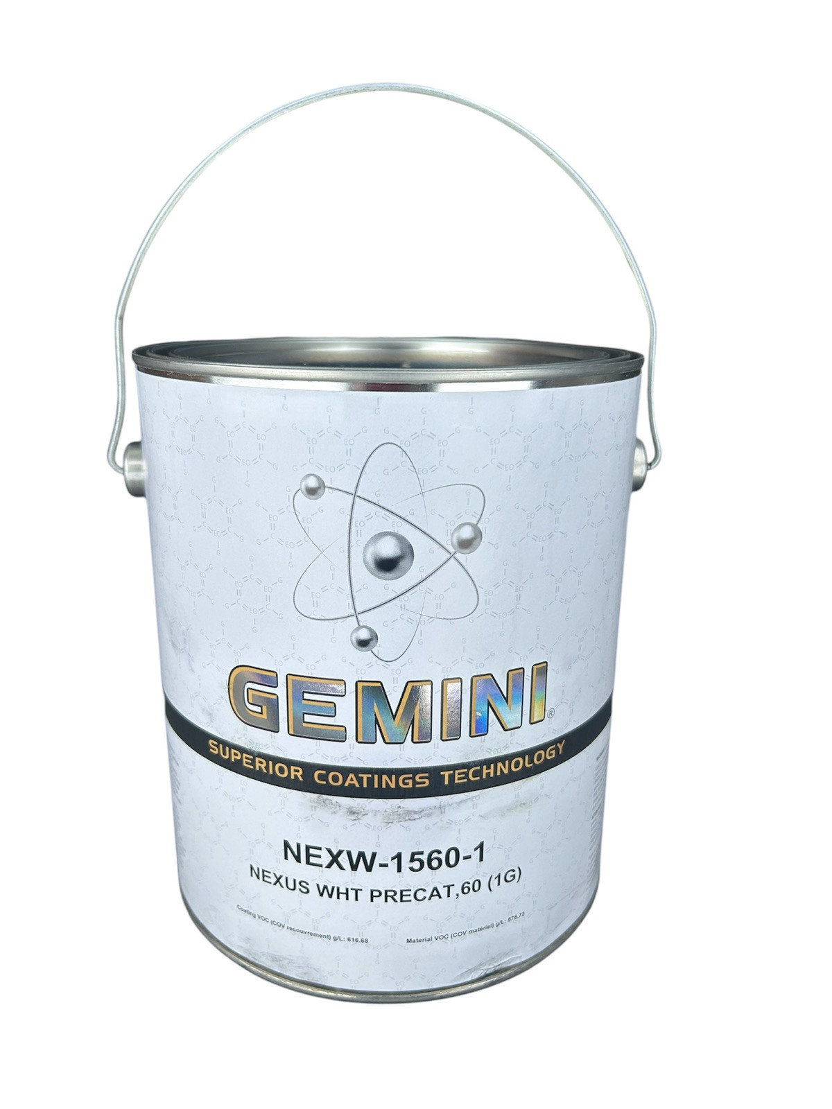 Gemini Nexus 680 VOC Nexus White Pre-Catalyzed Lacquer Semi-Gloss NEXW-1560-1