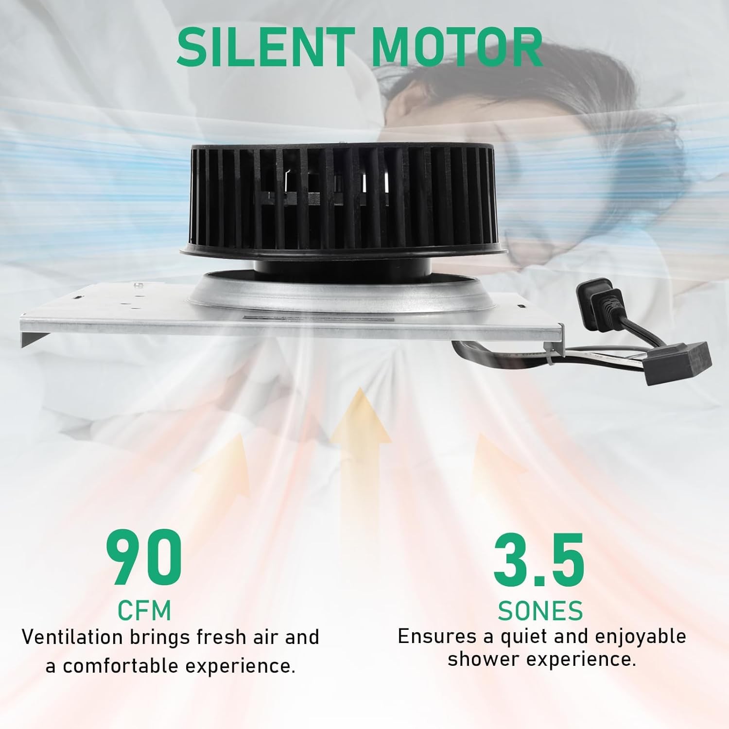 【Upgrade】 Model 671 Fan Compatible with Nutone 671Rb, 672R, Compatible with Broa