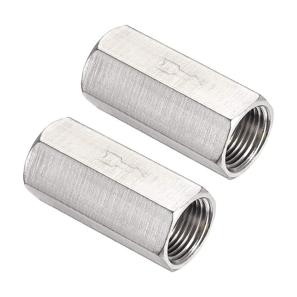 2PCS 3/8 NPT Thread Dia. Solid Brass Full Port One Way Check Valve