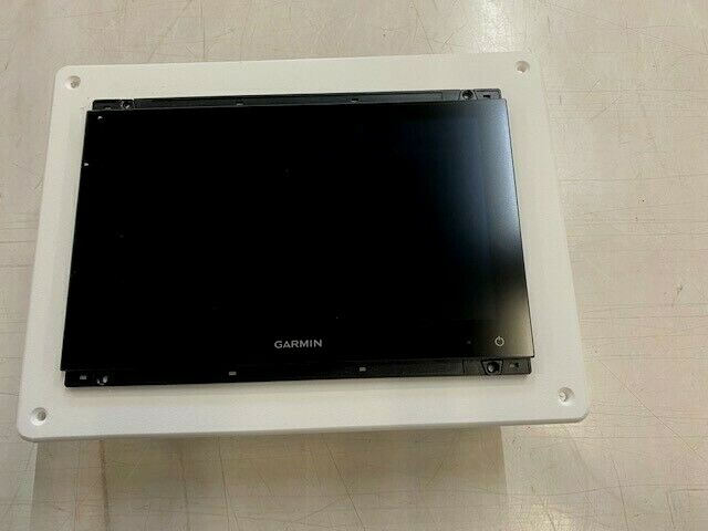 Garmin Gps map 923XSV 1/4" WHITE STARBOARD BACKING PLATE FOR FLUSH MOUNT