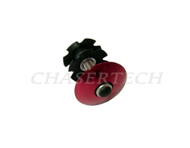 New MTB Bicycle Bike 1" 25.4mm Ahead Stem Headset Cap w/ Star Nut 22.2mm Red