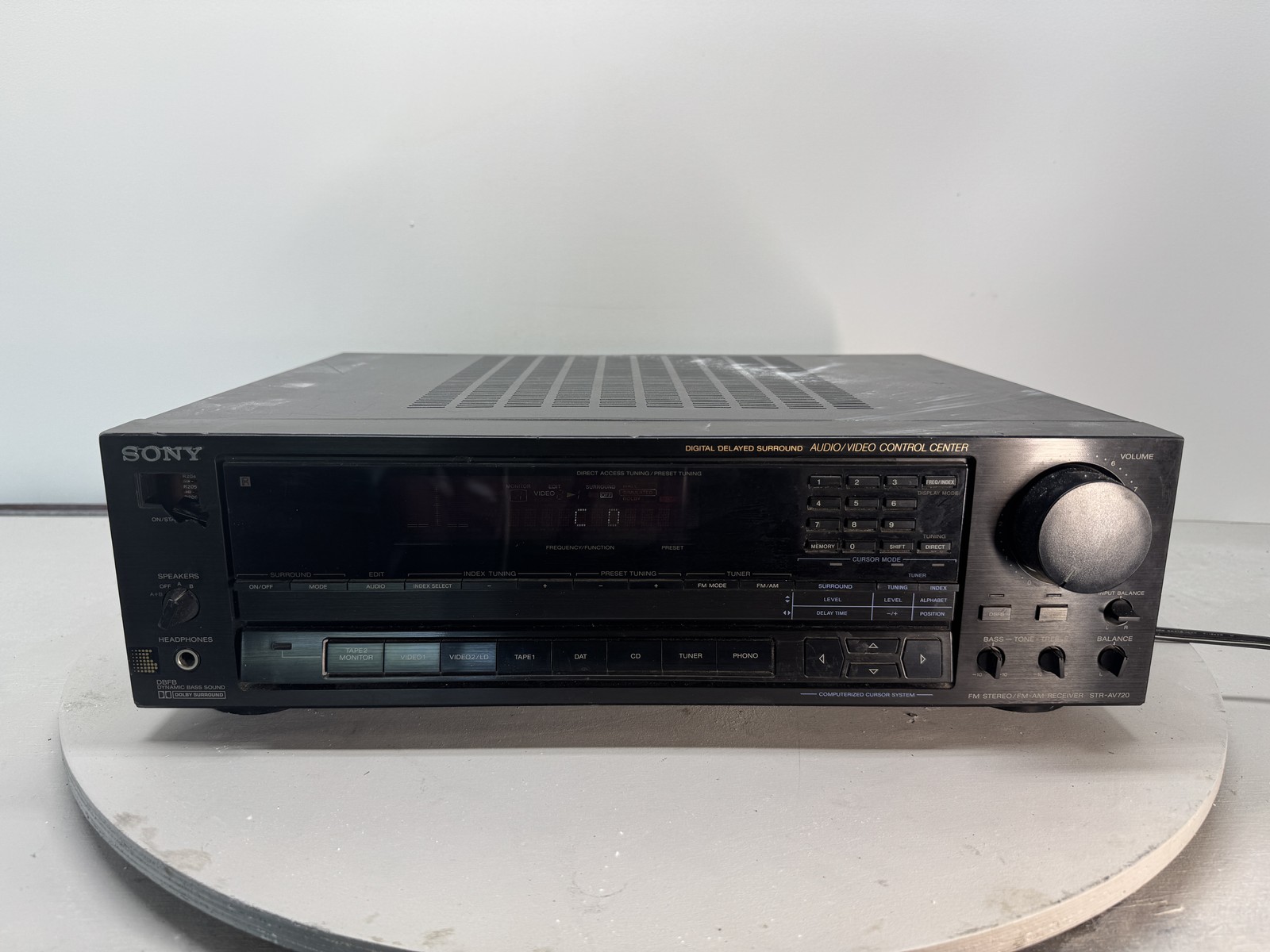 Sony STR-AV720 Receiver FM Stereo AM Vintage Stereo Home Audio Tuner