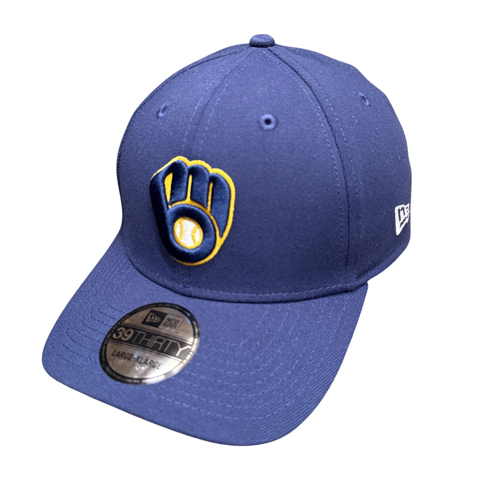 Milwaukee Brewers MLB Baseball New Era 39THIRTY Large/XL 2025 Post Season New