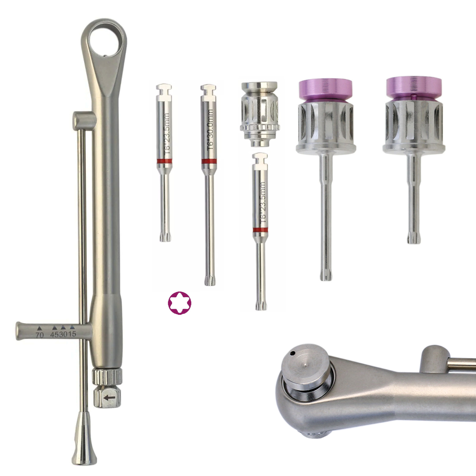Implant Straumann SCS Screwdriver Hex Drivers Torque Wrench Adapter Hand Tool