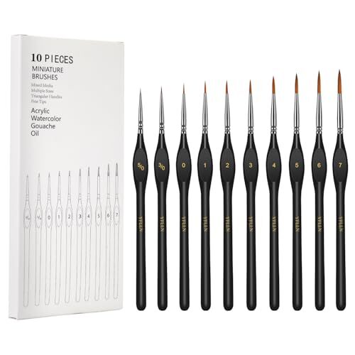 Miniature Paint Brushes Kit, Fine Detail Painting Brush Micro Professional
