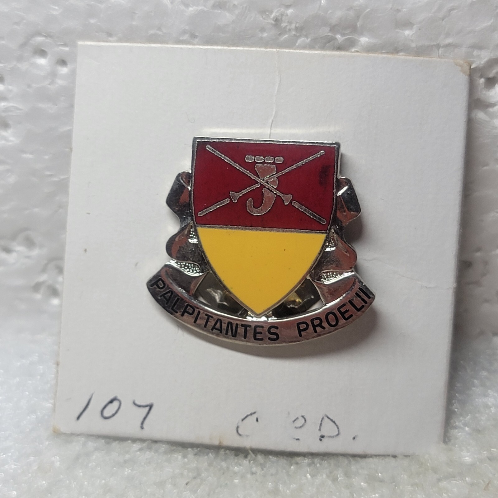 VTG US Army 746th Ordnance Battalion Pin Palpitantes Proelii DI DUI Crest 6K