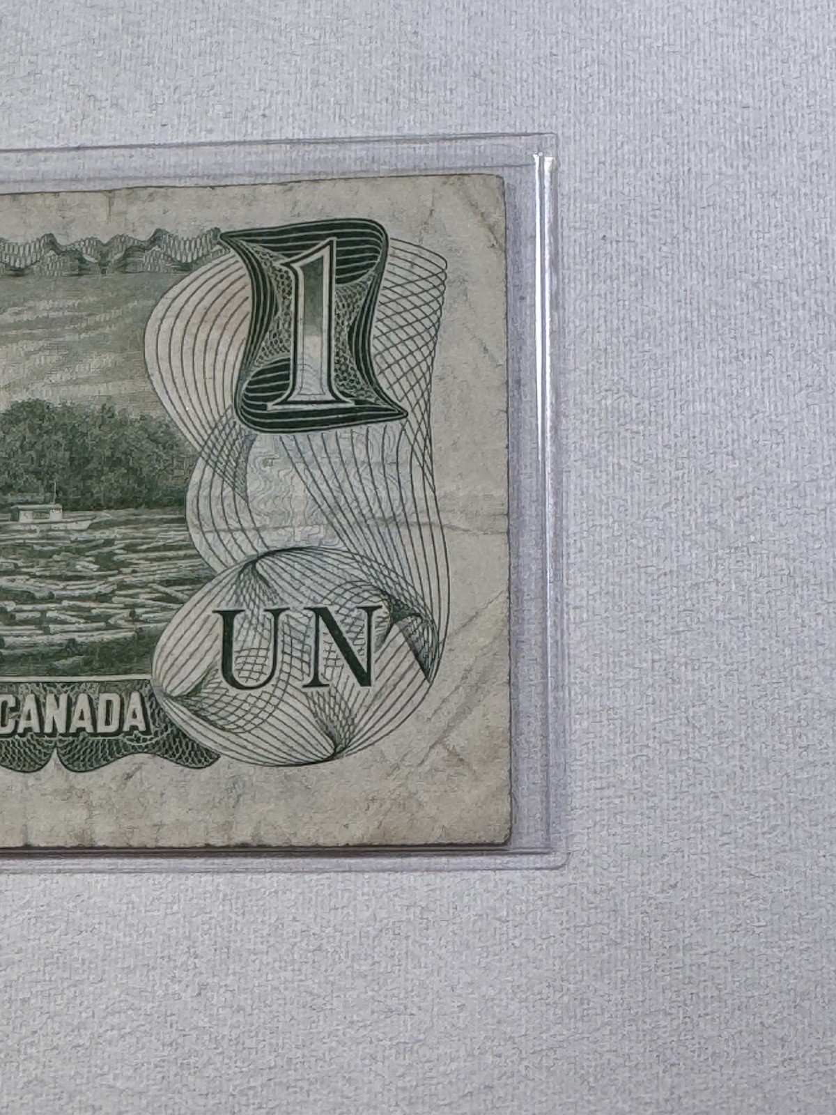 1973 Canada 1 Dollar Banknote Crow Bouey P# 85c