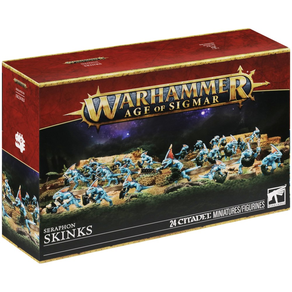 Warhammer Age of Sigmar Seraphon Skinks 24 Miniatures Set 88-07