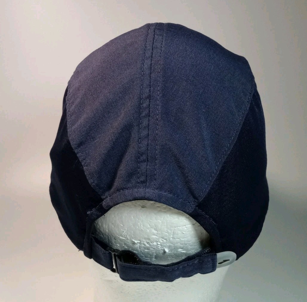 Brooks Running Hat Runners Cap Blue Lightweight Adjustable Fabric Strap