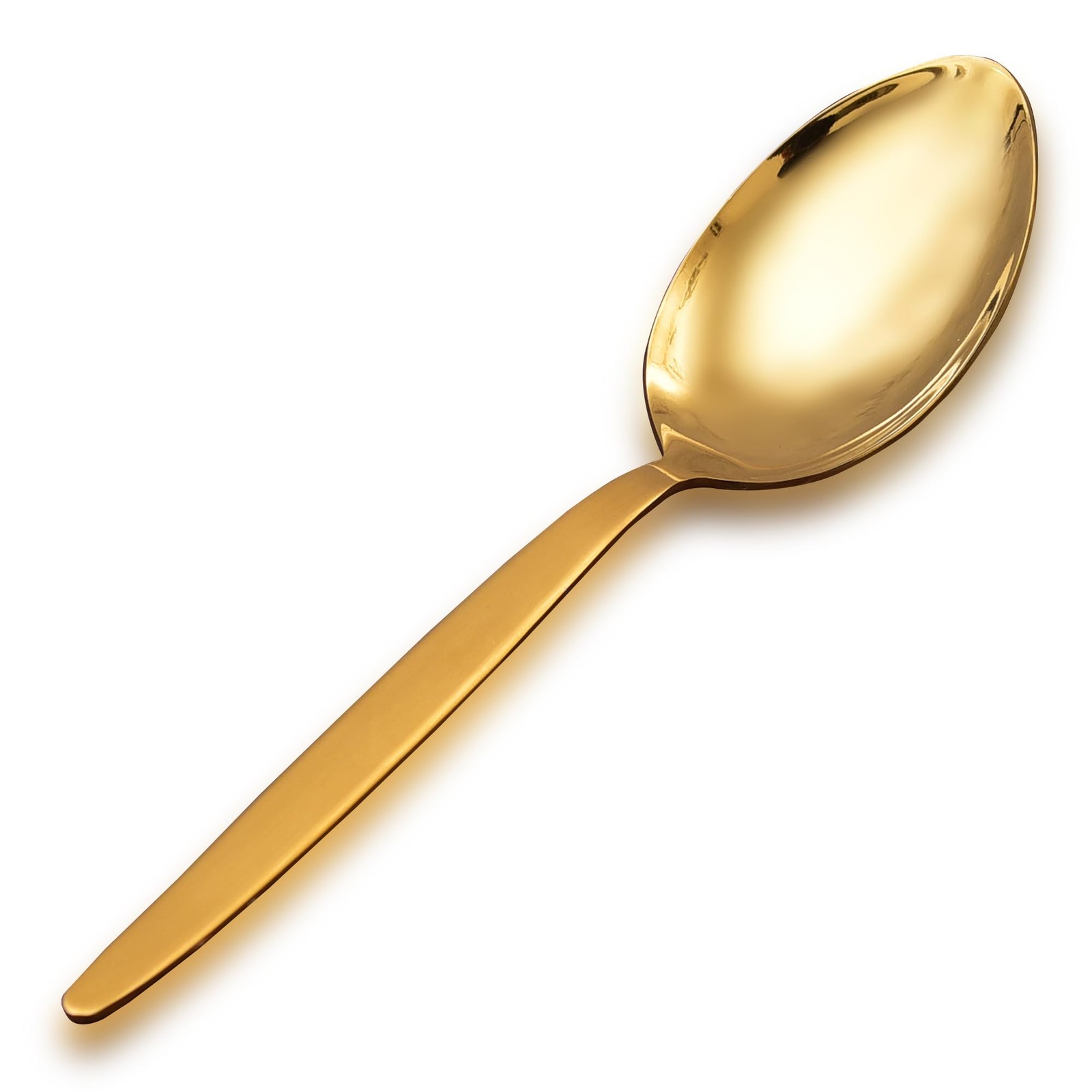 Kunz Shiny Golden Spoon |18/10 Stainless Steel Titanium Basting Spoon | Daily...