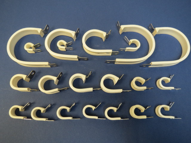 High Temp Silicone Cushion Loop Clamps Aerospace MS21919WH & WCH Adel UMPCO