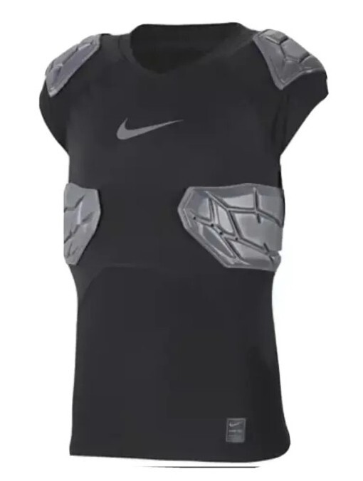 $70 NIKE PRO HYPERSTRONG 4 Pad Football Top Black AQ2733-010 Men's Sz Medium NWT