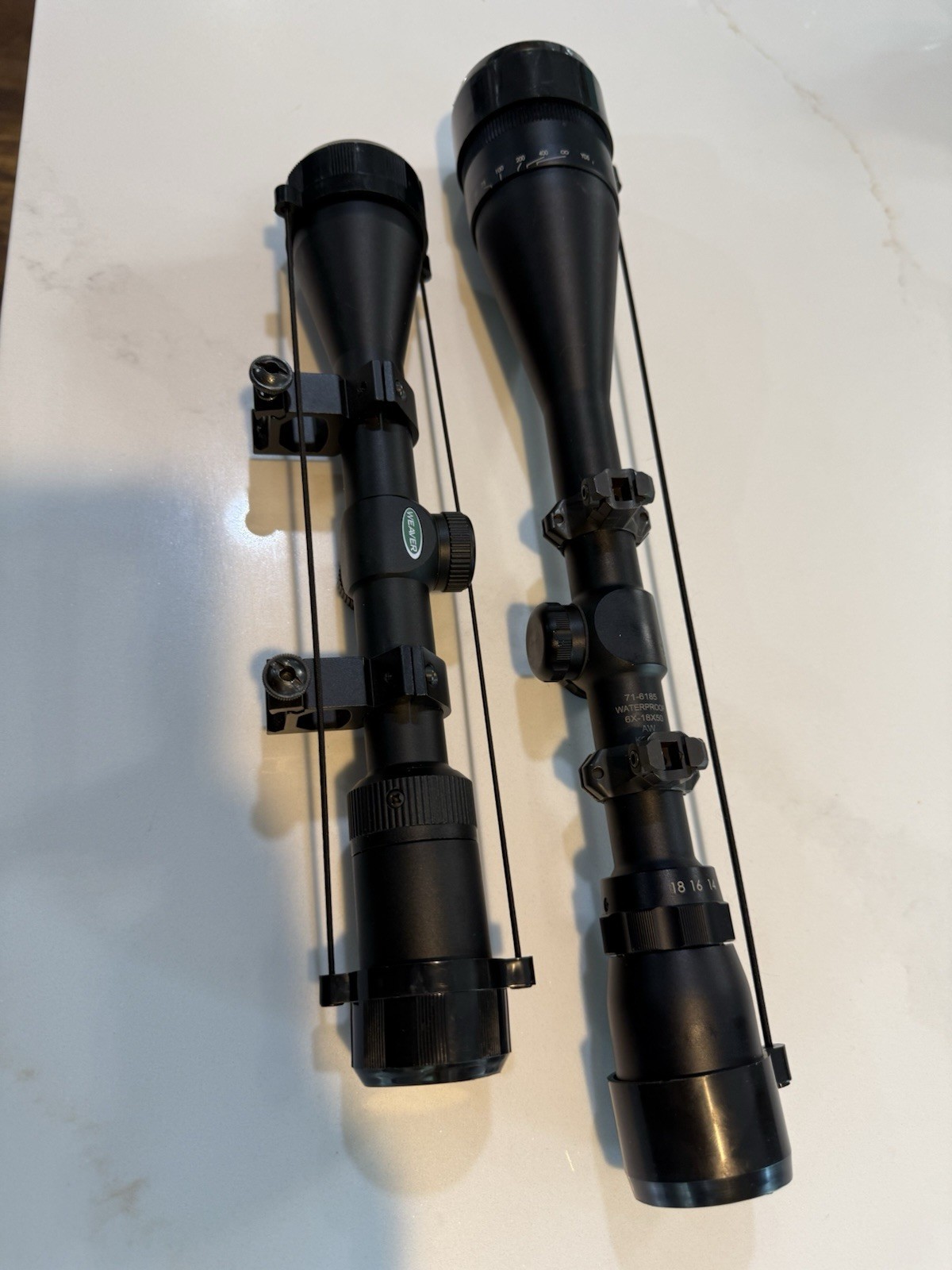 Bushnell Banner Wide Angle And Weaver Scope