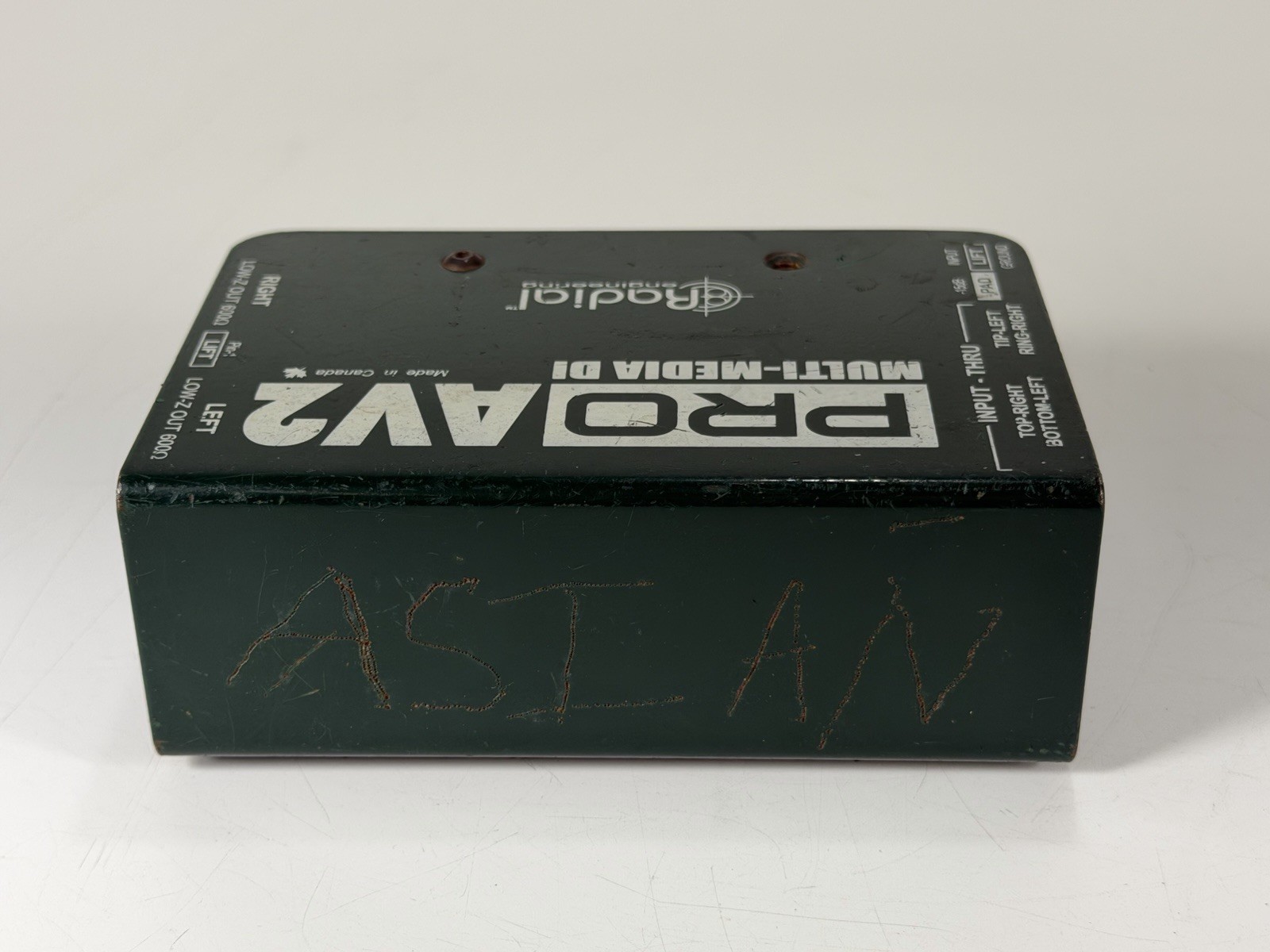 Radial ProAV2 MultiMedia DI Two-Channel Multimedia Direct Box
