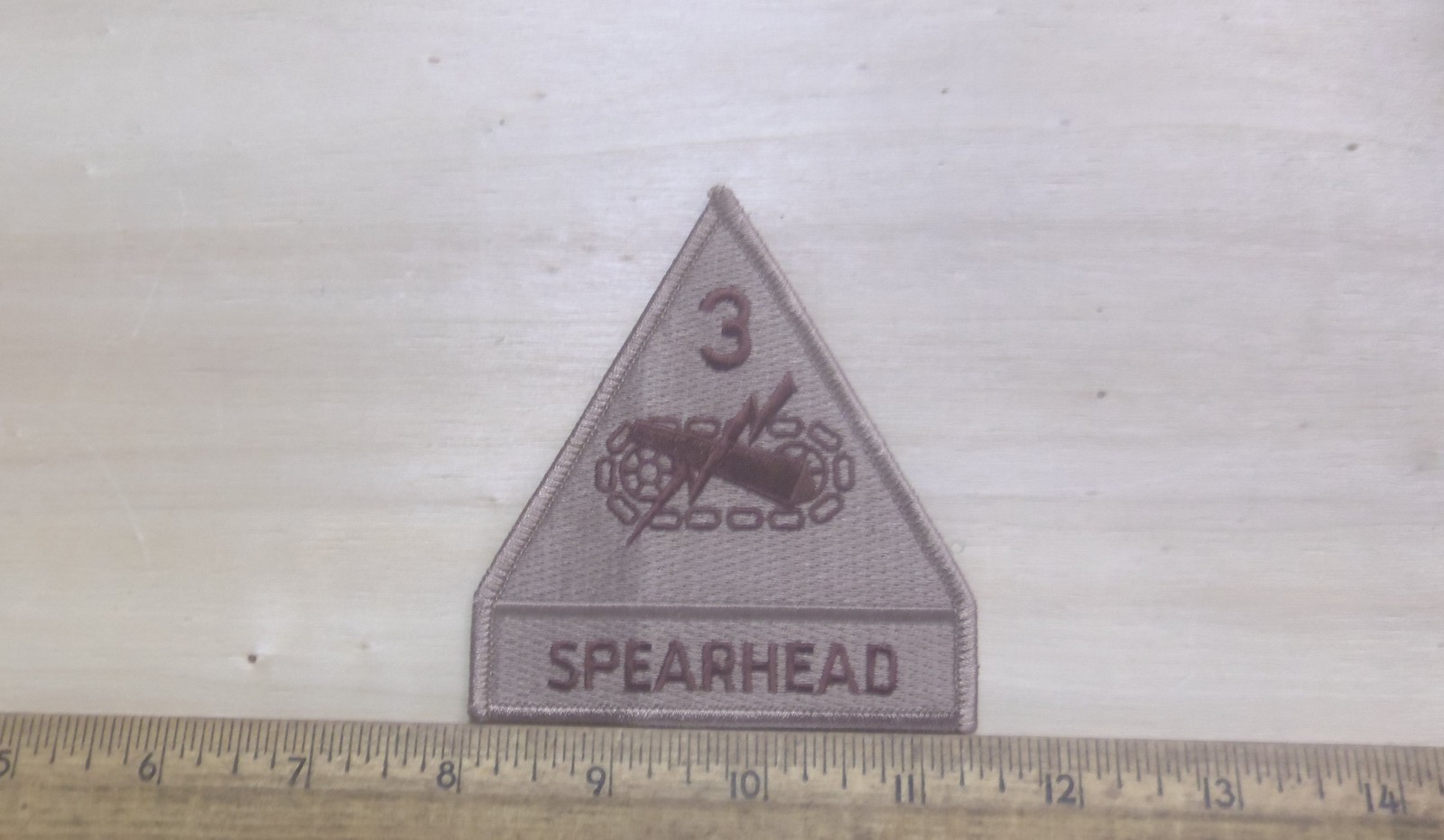 US Army - 3rd Armored Division - Spearhead Embroidered Desert Patch