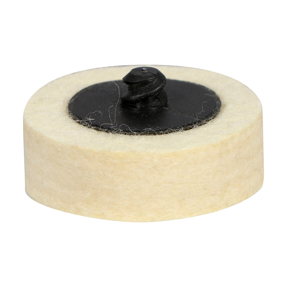 50 Pack - 2" BHA Polish Plus Quick Change Felt Buffing Discs Roloc Type R