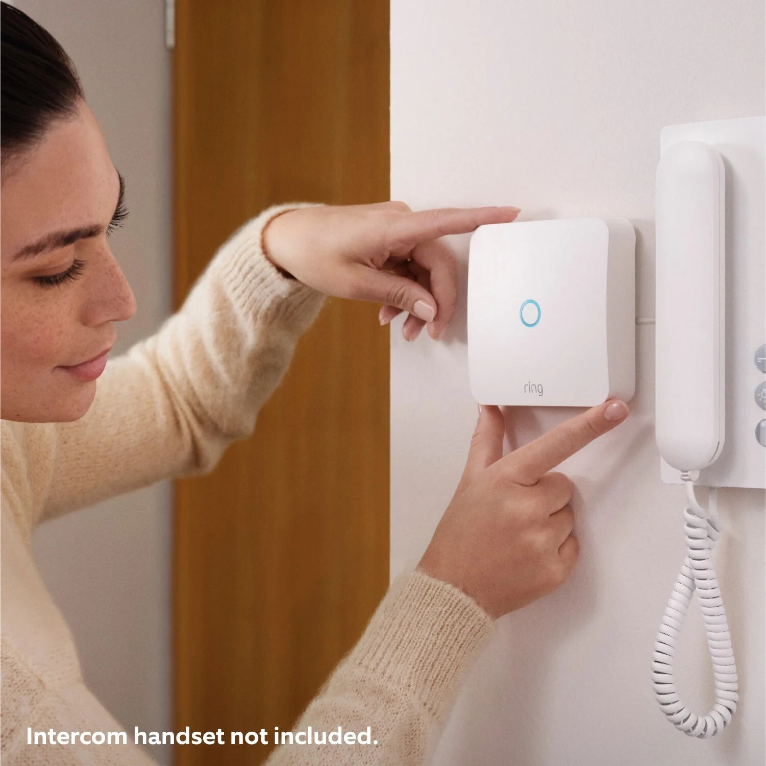 RING Intercom Two-Way Talk, Remote Unlock, Alexa, Auto Verify Door Release NEW