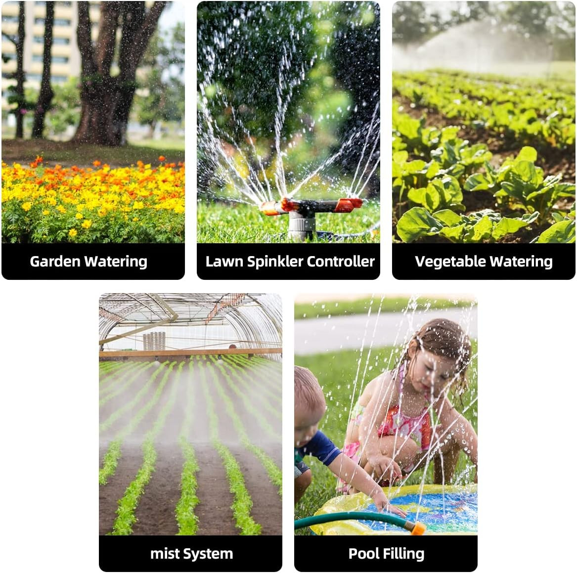 Water Hose Timer fogging Seconds Watering Automatic Electronic Water Timer Ho...