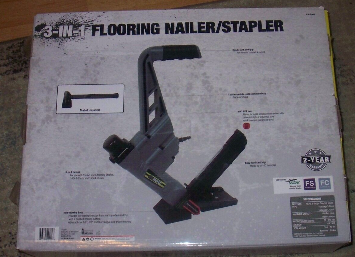 PERFORMAX 3-IN-1 FLOORING NAILER/STAPLER