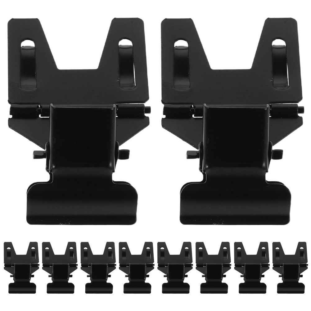 10Pcs Metal Label Clips Black Sign Holders for Retail Price Tags and Merchandise