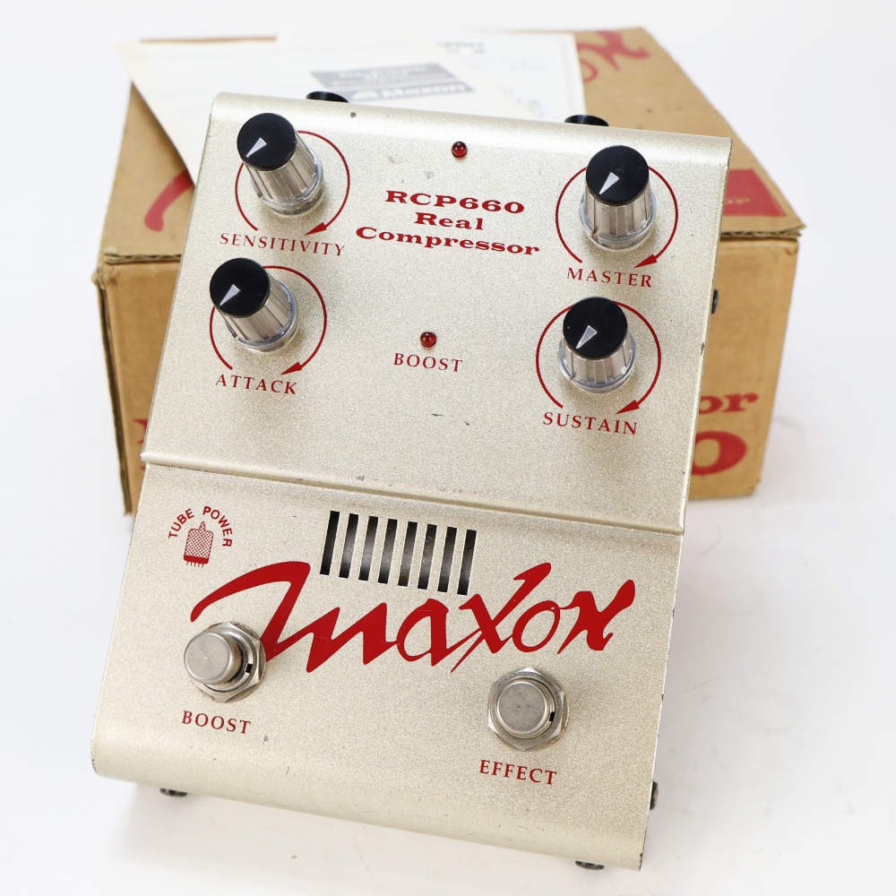 MAXON RCP660 Real Compressor Vintage Guitar EffectPedal #0001