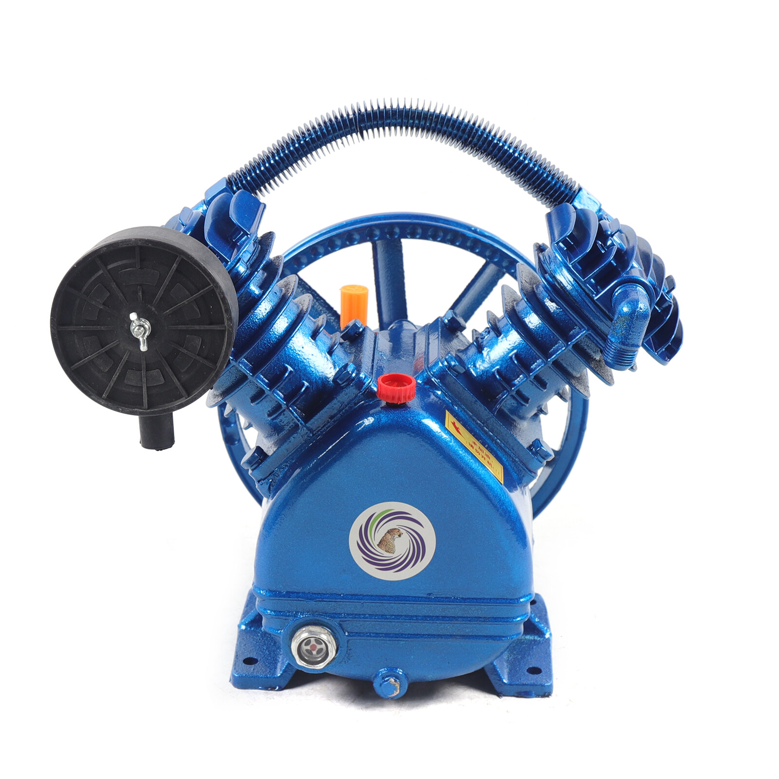 175psi V Style 2 Cylinder Air Compressor Pump Motor Head Double Stage Air Tool