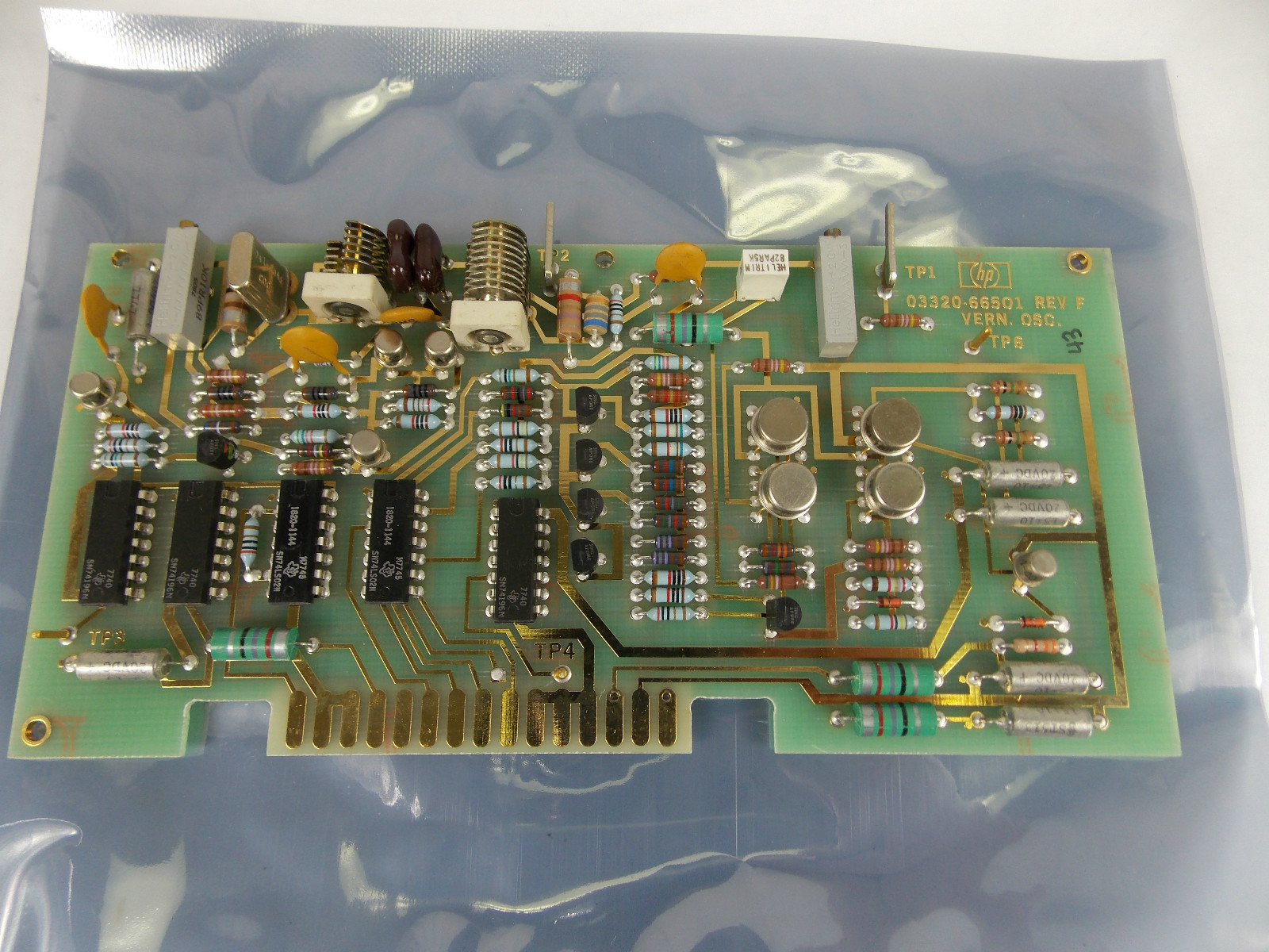 HP AGILENT 3320B FREQUENCY SYNTHESIZER STANDARD CIRCUIT BOARD P/N 03320-66501