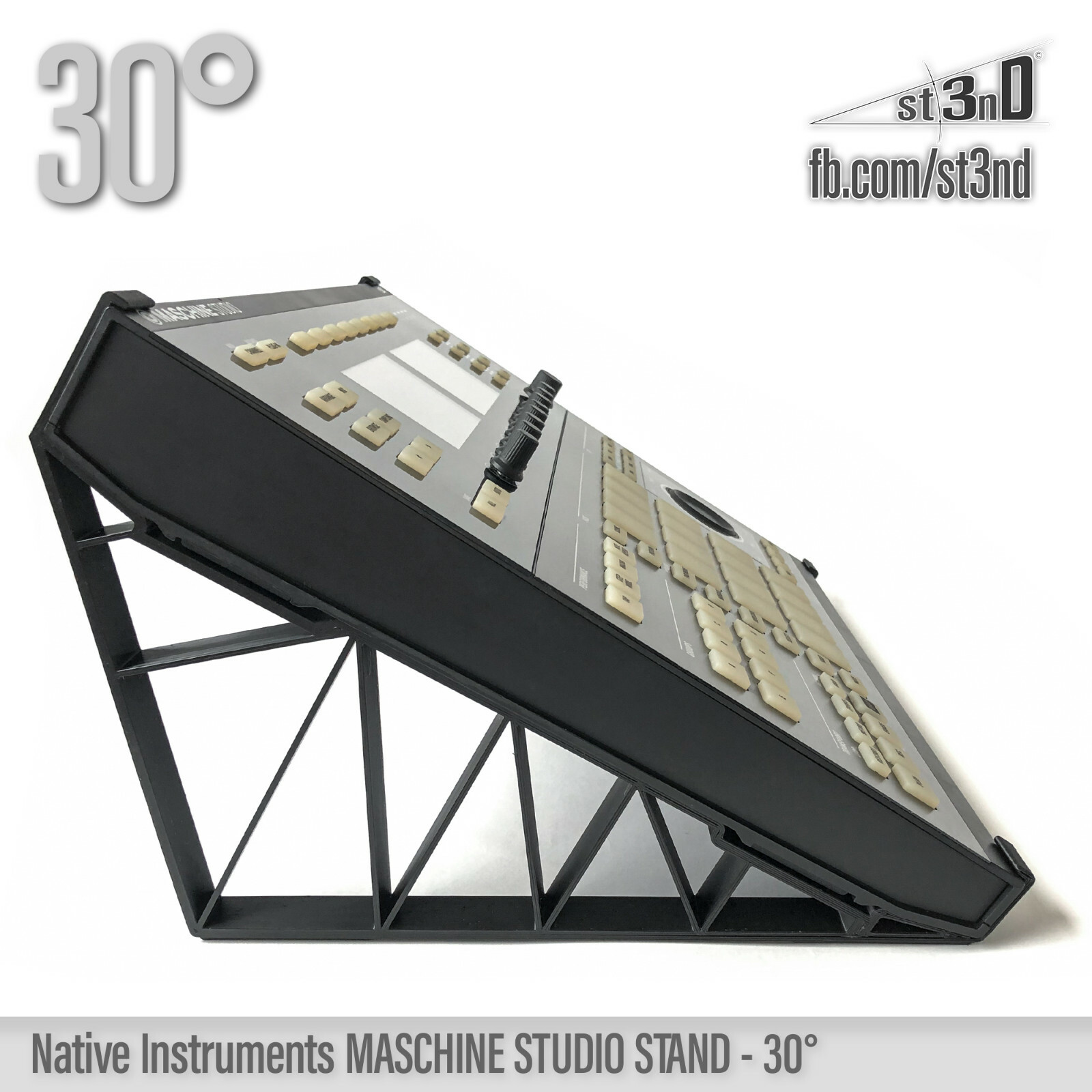 NI MASCHINE STUDIO STAND - 30 degrees - 3D printed - 100% Buyer Satisfaction