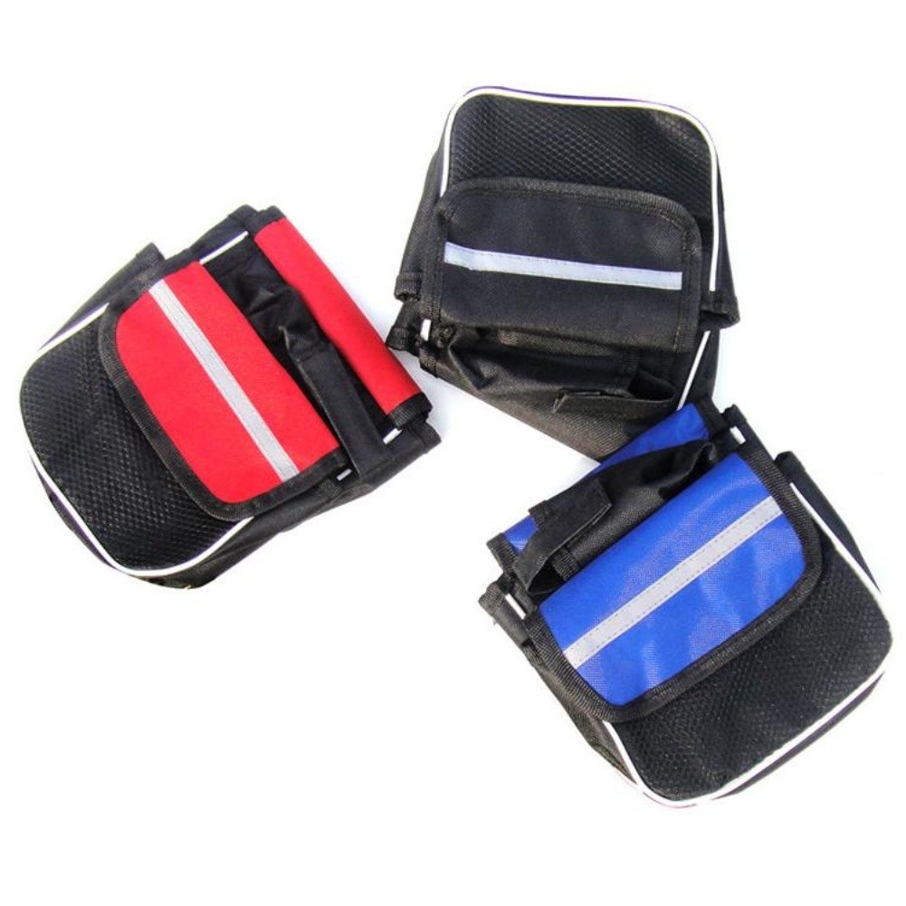 Bicycle Front Waterproof Bag Phone Pouch Tool Bag Fits Keys Pumps Levers