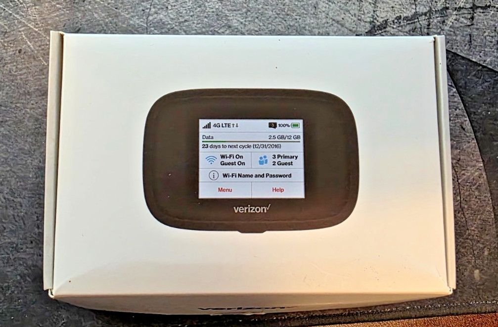 Verizon MiFi 7730L 4G LTE Hotspot Jetpack WiFi Router w/ Cable Tested