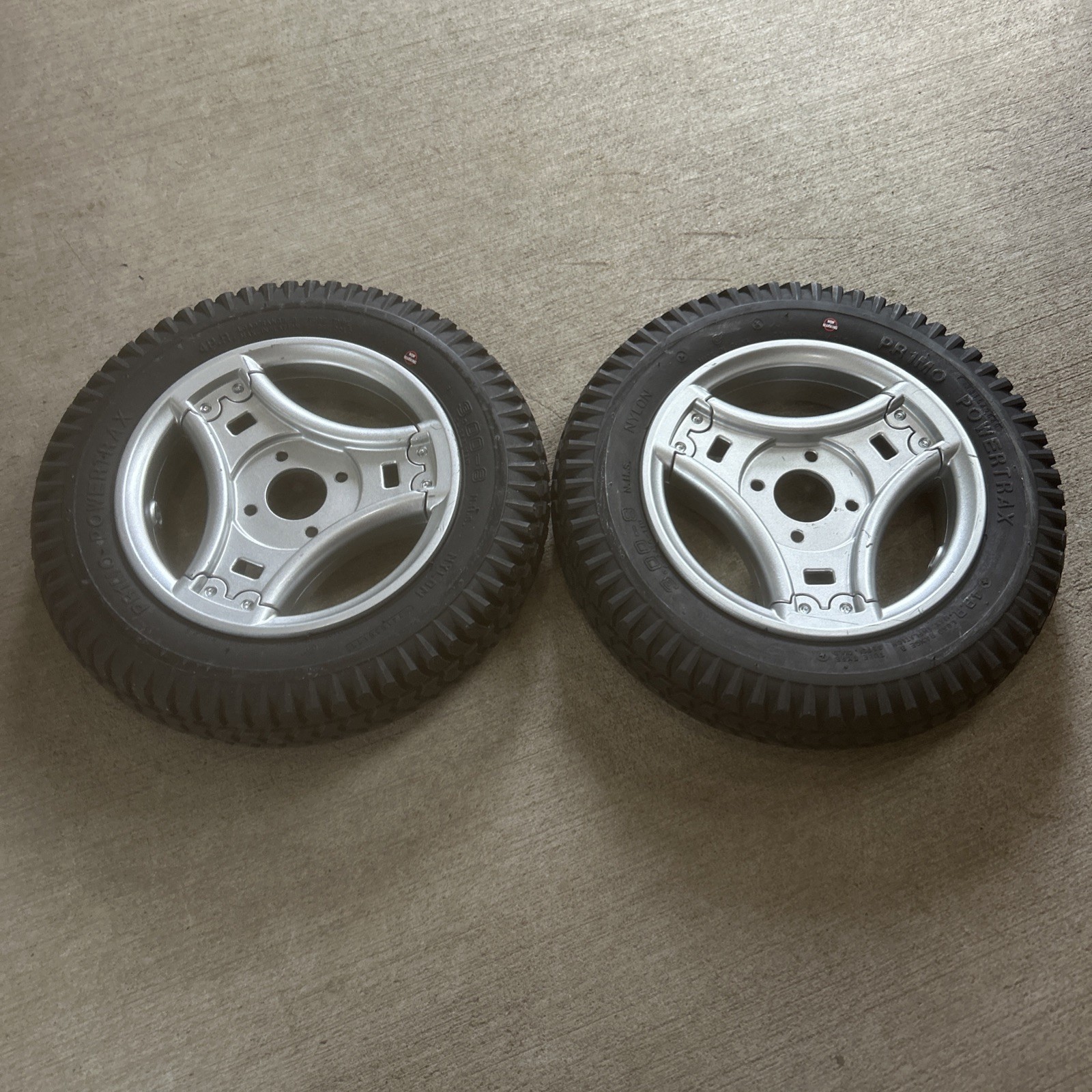 14" 3.00-8 Permobil Power Wheelchair Drive Wheels Flat Free Tires F3 F5 M3 LOOK!