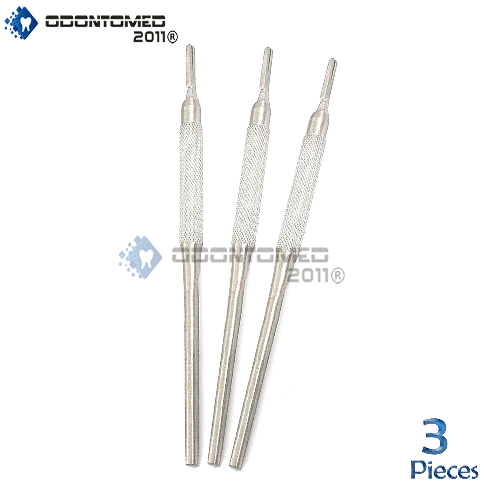 ODM 3 pcs Round Scalpel Handle for Blades #10,11,12,15