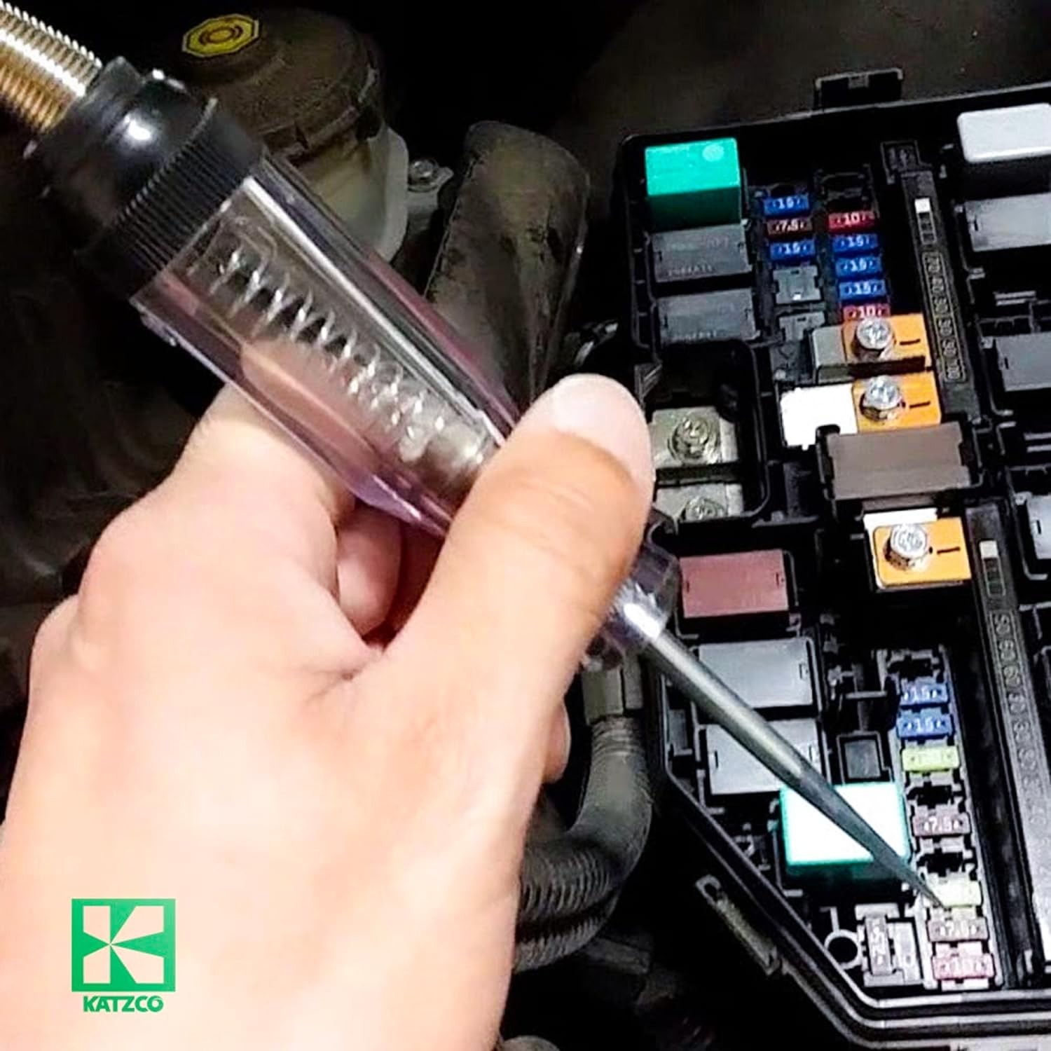 Versatile Voltage Continuity Tester with Indicator Light - Durable 54" Cord
