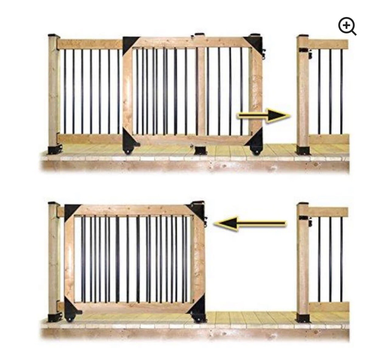 11052 Sliding Gate Kit, Black
