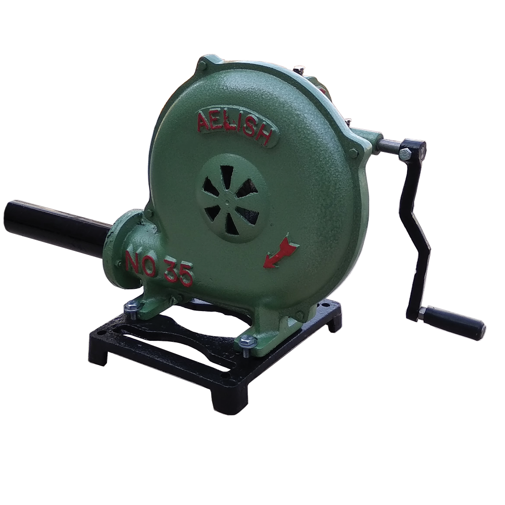 Heavy Duty Hand Crank Blacksmith Forge Blower, Manual Fan