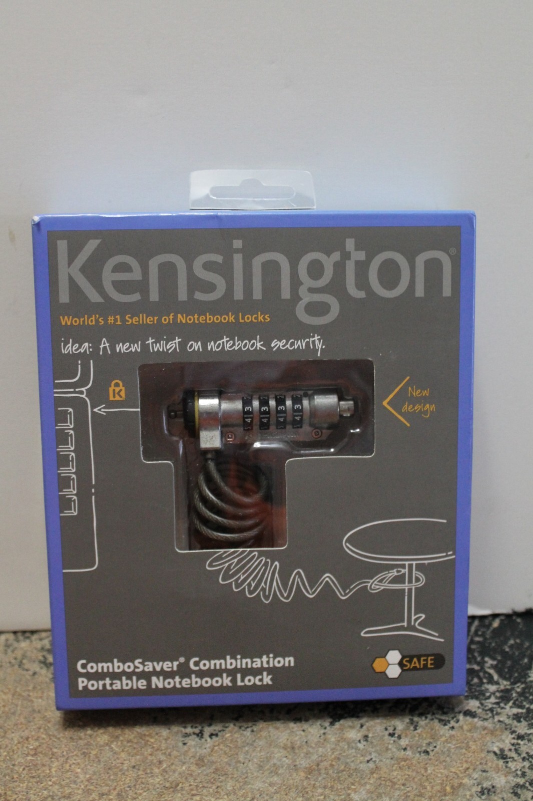 Kensington ComboSaver Combination Portable Notebook Lock NEW