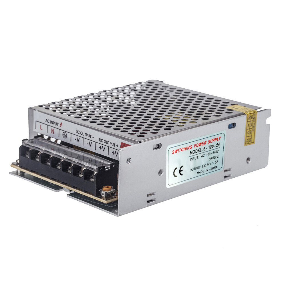 AC to DC 24V 5A 120W Voltage Transformer Switch Power Supply for Led Strip Q5C3