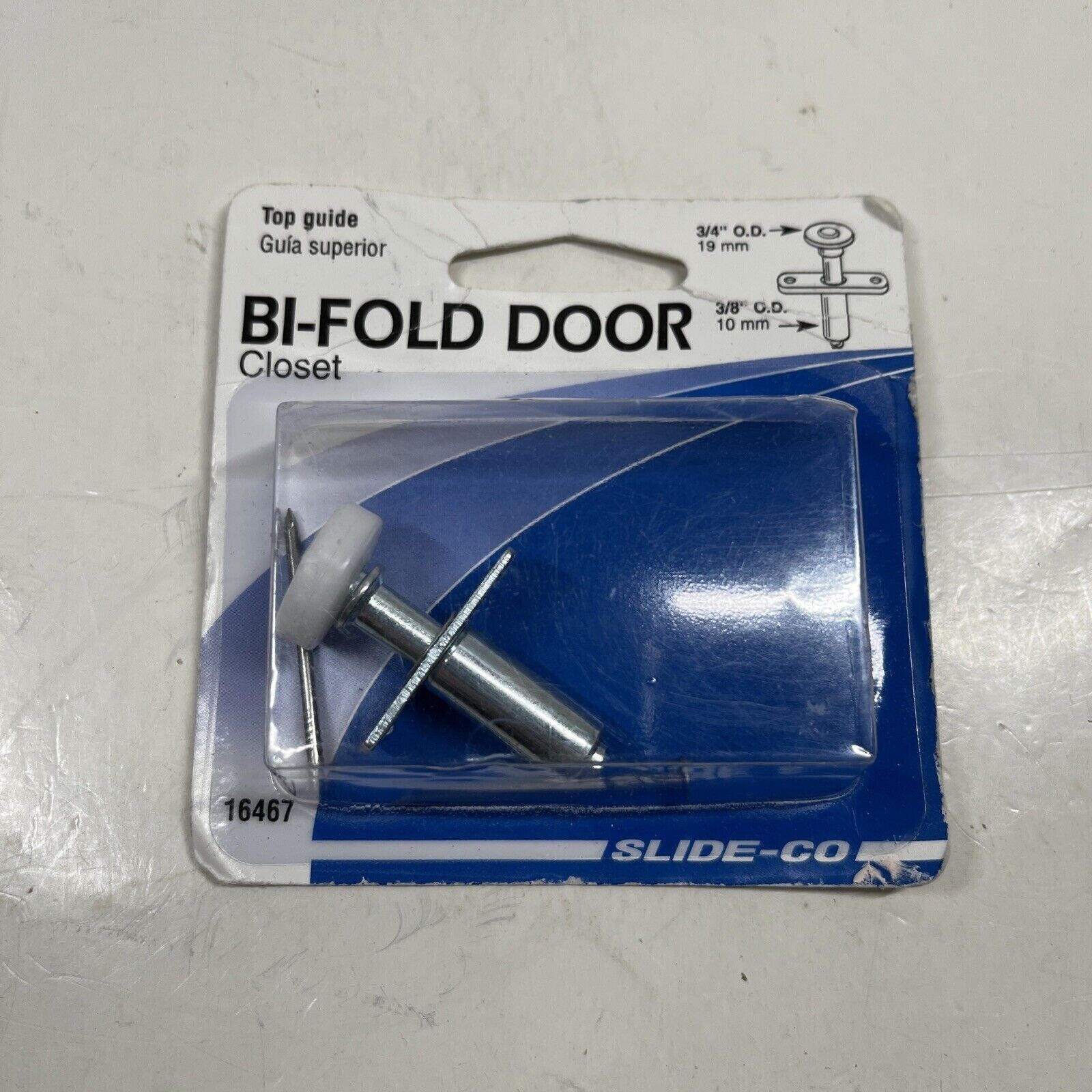 Prime-Line Silver Steel Bi-fold Door Wheel Guide, One Wheel 16467 NEW