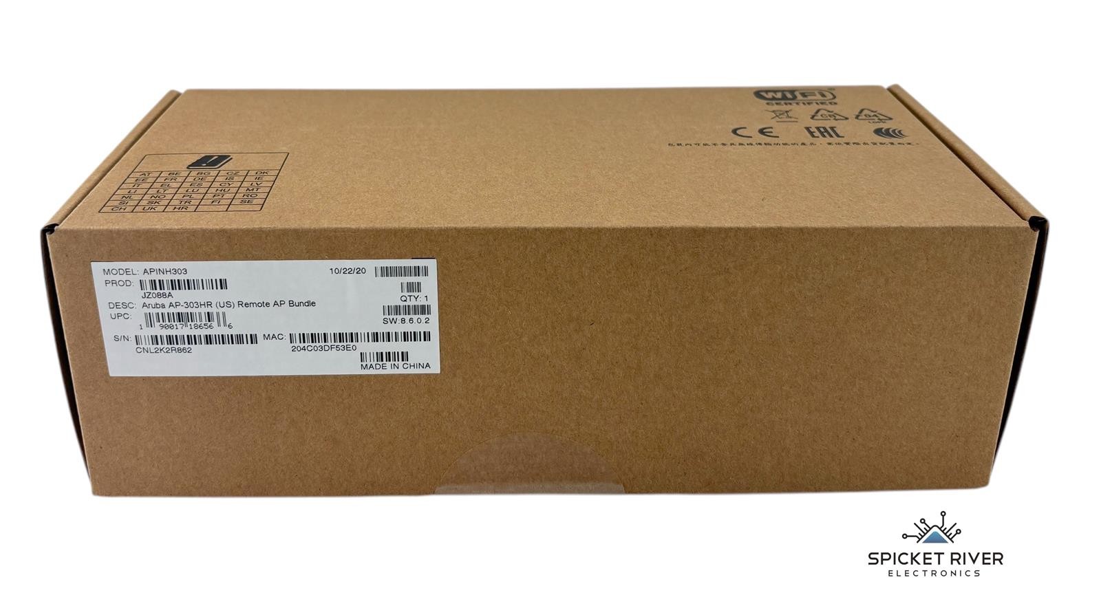 NEW - Open Box - Aruba APINH303 AP-303HR-US Remote Wireless Access Point JZ088A