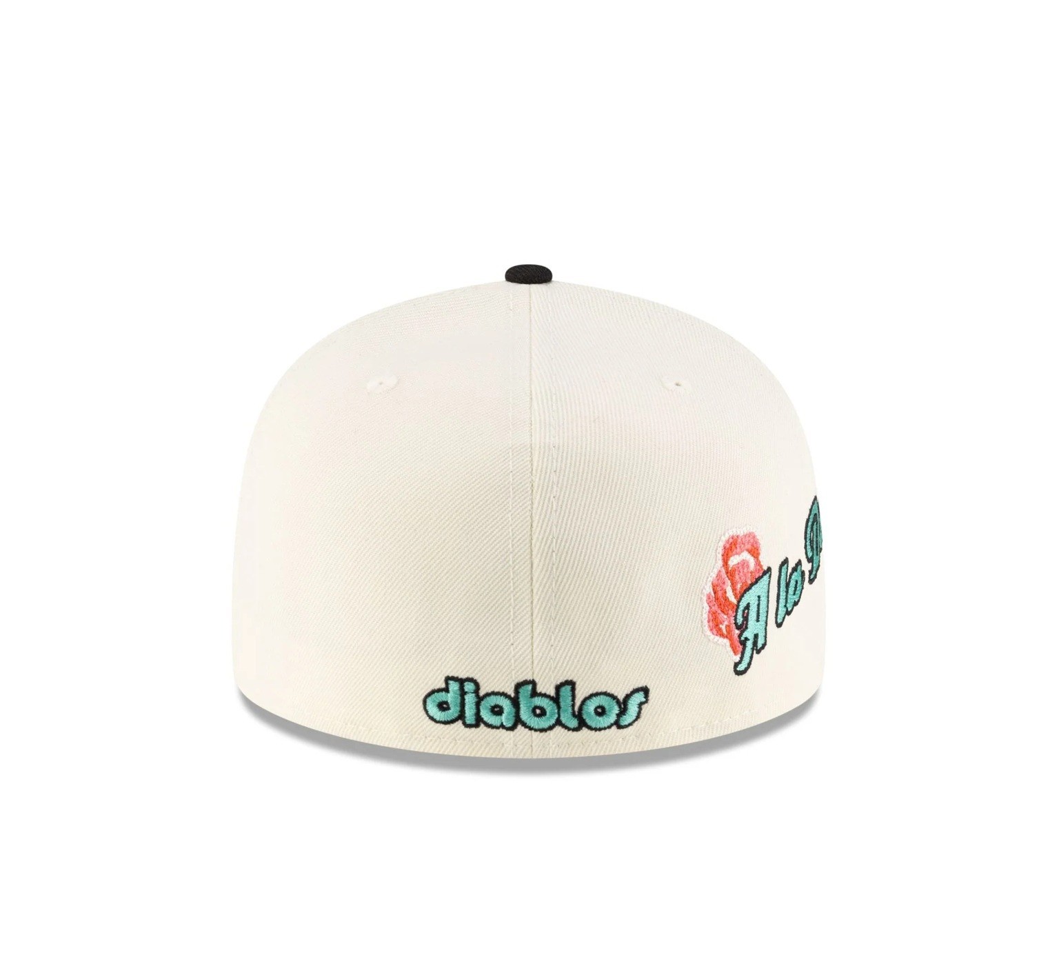 New Era 59Fifty Rose Diablos Rojos Del Mexico Chrome Mint Under - NWT - 7 1/2