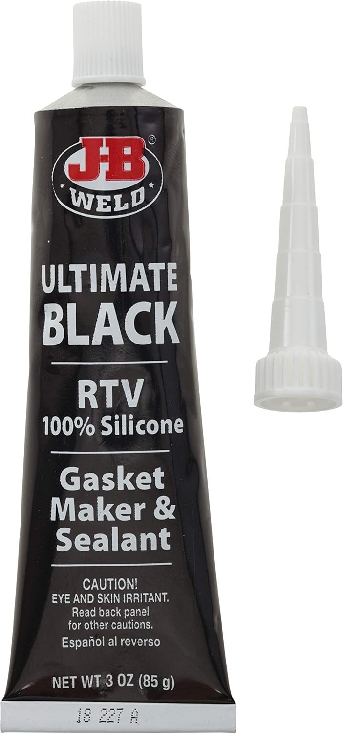 Compact 3 oz. Black RTV Silicone Sealant - Perfect for Mechanical Assemblies