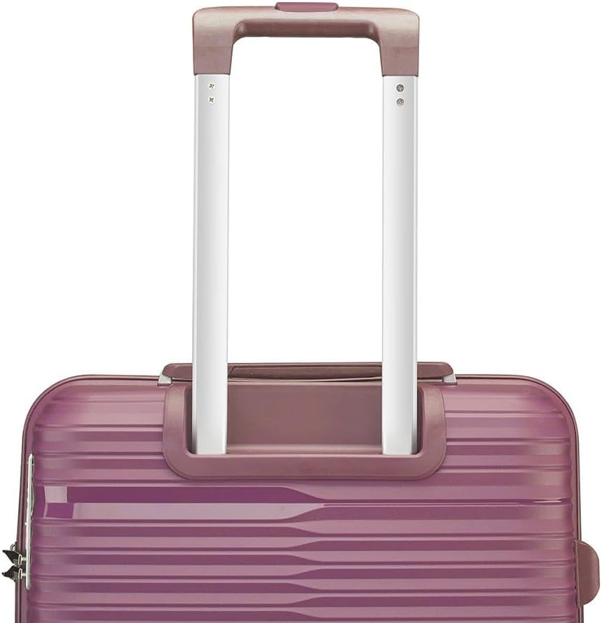 Hardshell Lightweight Durable Travel Suitcase, with Quite 360 Spinner Wheels, Ex